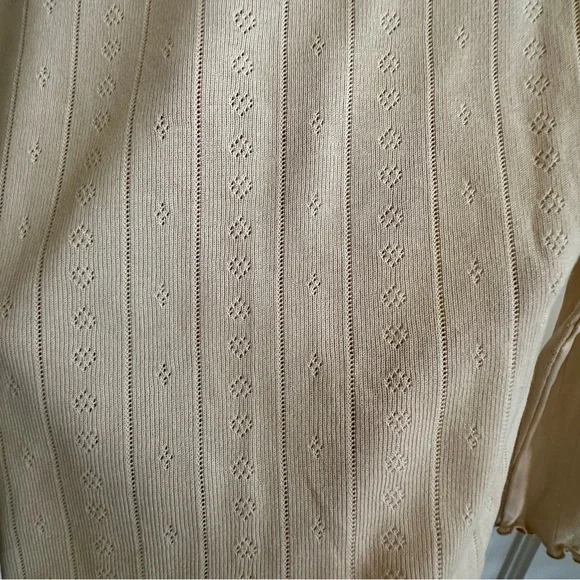 NWT! SKALL STUDIO Beige Long Sleeve Edie Blouse - S - Picture 11 of 12